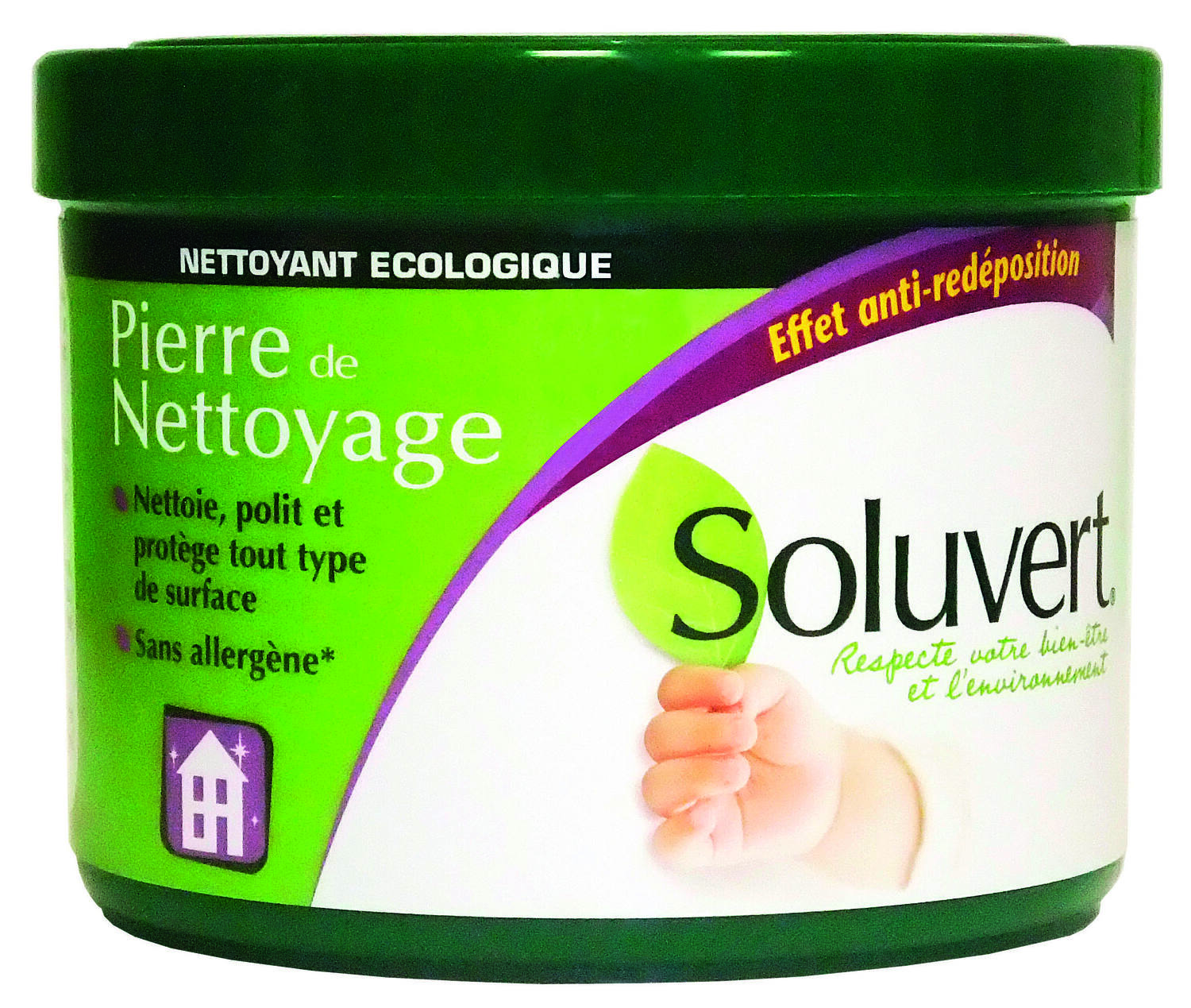 Pierre de nettoyage blanche soluvert - STARWAX