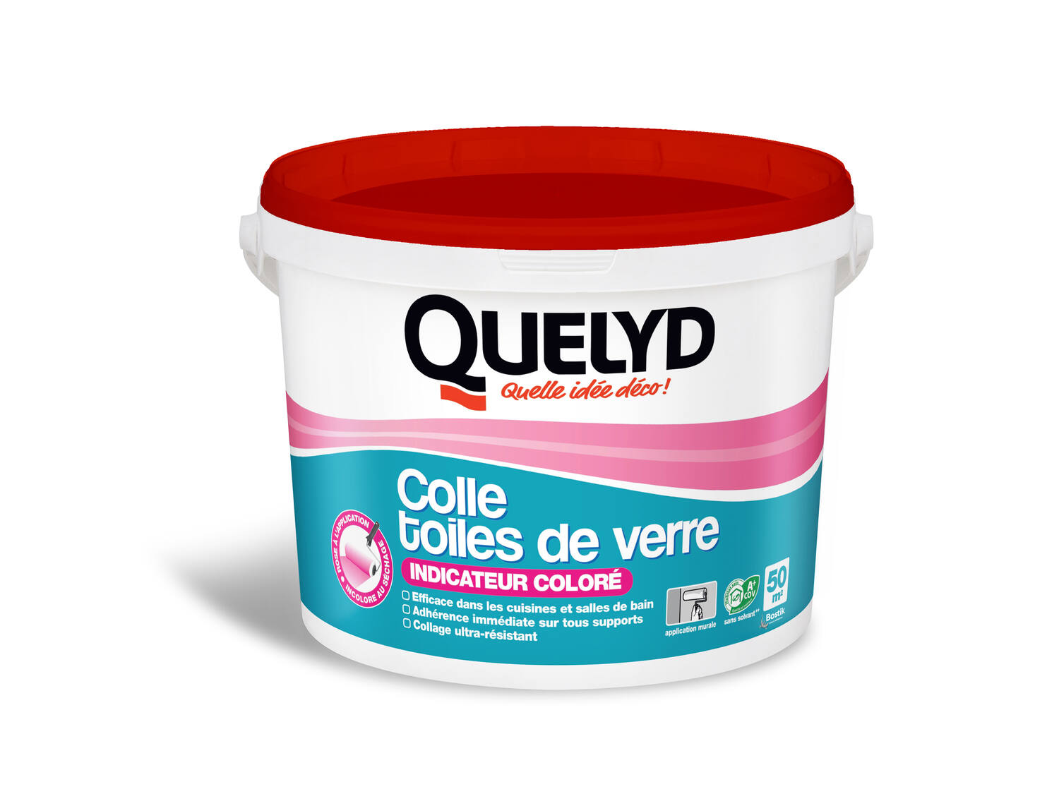 Colle Toile de Verre avec Indicateur Coloré 10kg - QUELYD