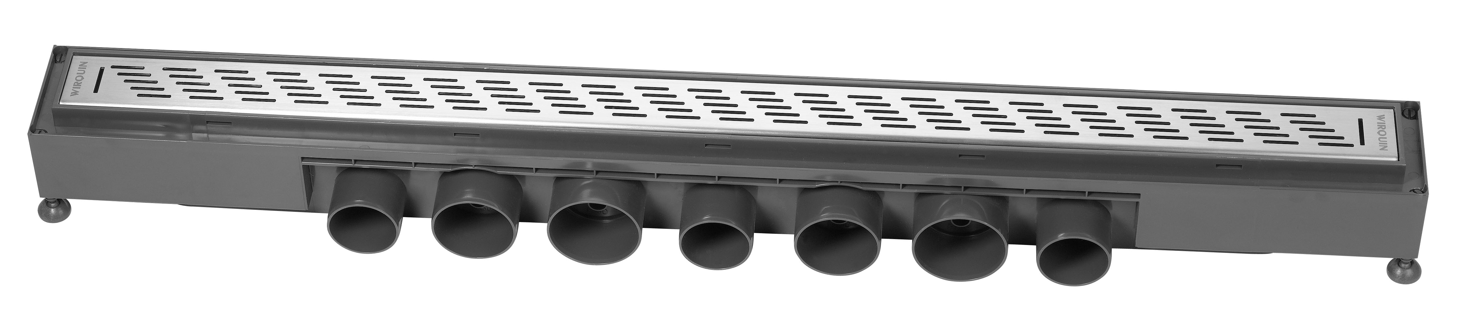 Caniveau pour douche à l'italienne express'eau 800 mm, grille 