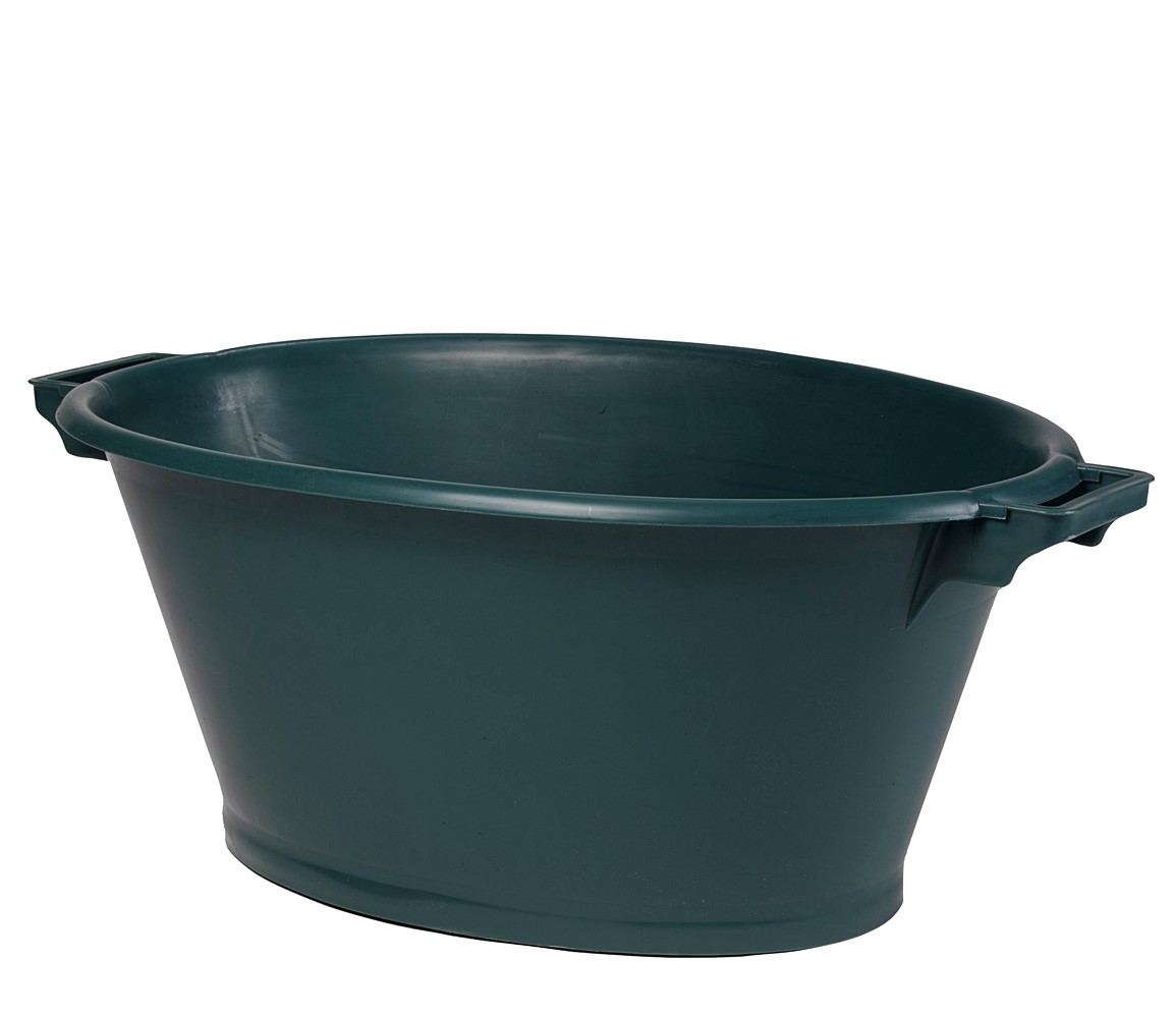 baquet ovale 70l vert