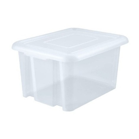 Bac de rangement avec couvercle 55 l 60 x 44 x 30 