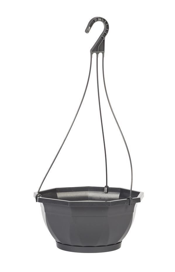 Suspension aeria Ø 27 cm avec soucoupe 4,5l gris - EDA