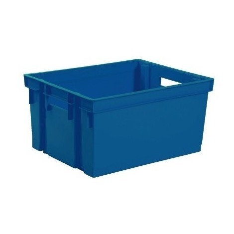 Bac de rangement 30L Bleu minéral