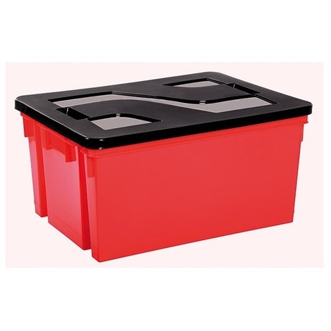 Bac de rangement avec couvercle