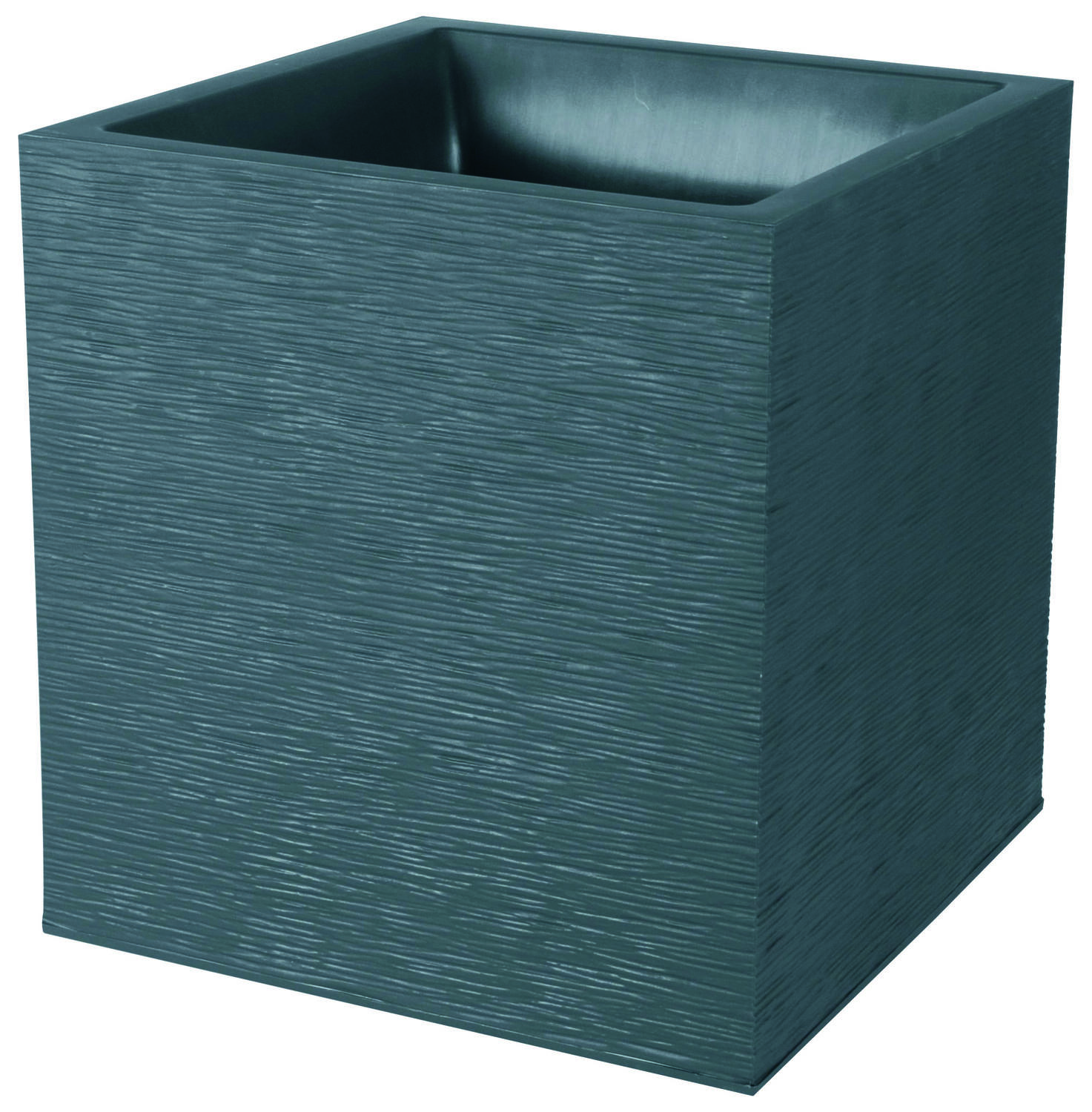 Bac carré graphit D39,5cm gris anthracite - EDA