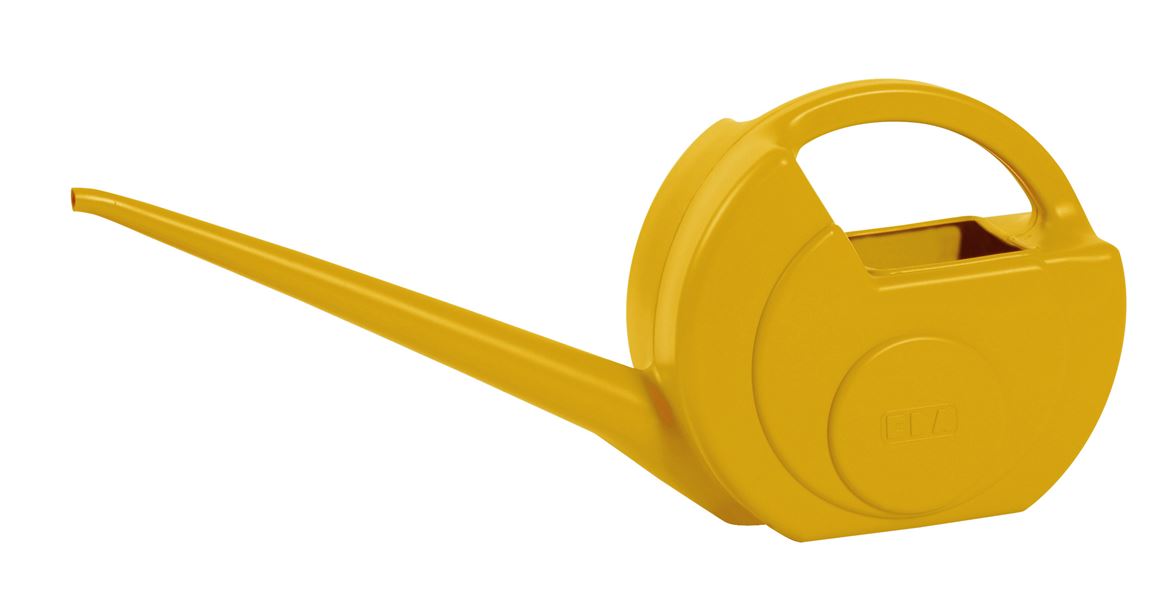 Arrosoir 3 l long bec escargot 56cm jaune miel