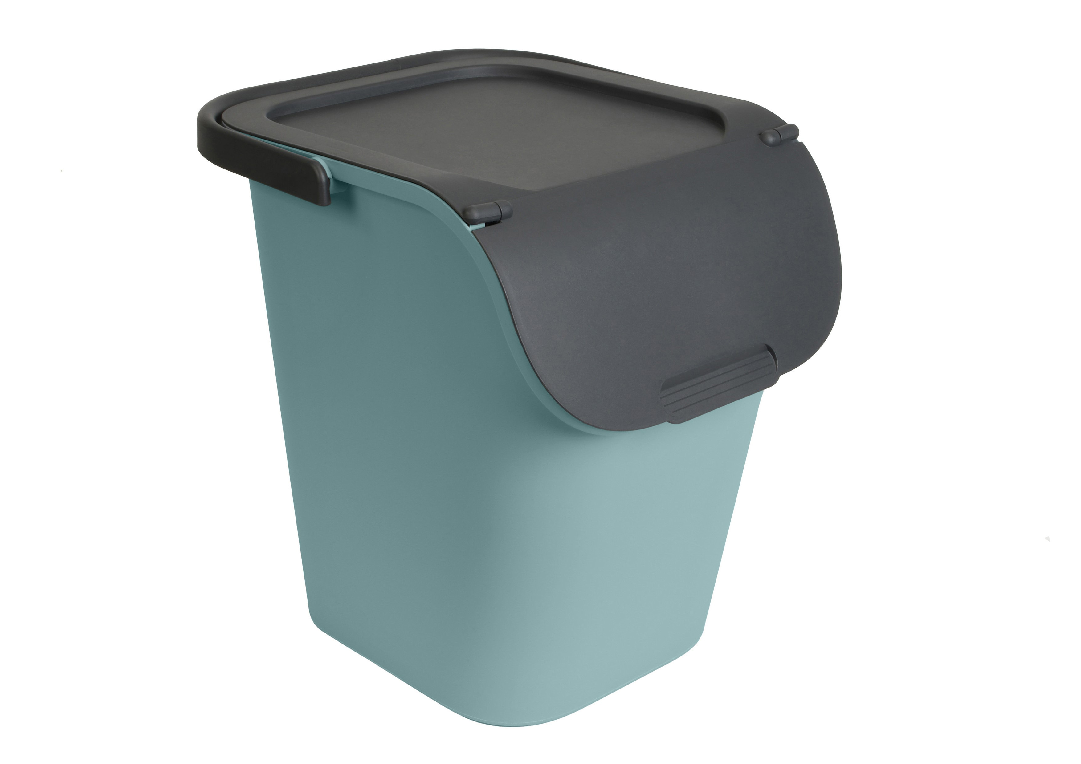 Poubelle de tri 40 l vert eucalyptus