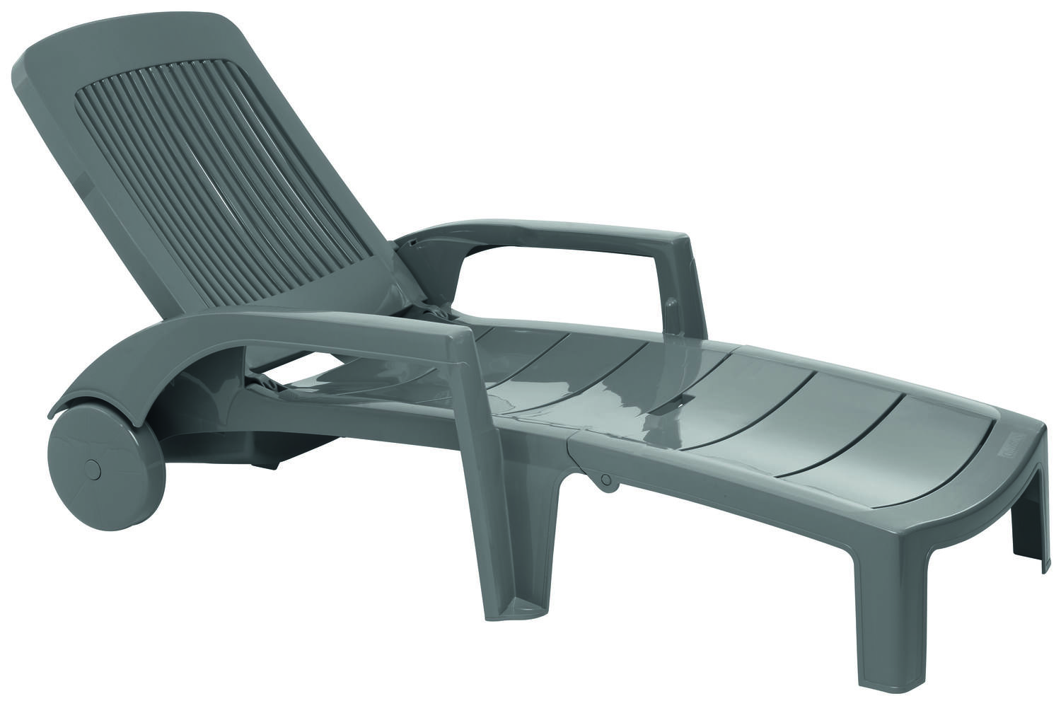 2 bains de soleil résine Fidji gris anthracite - GROSFILLEX