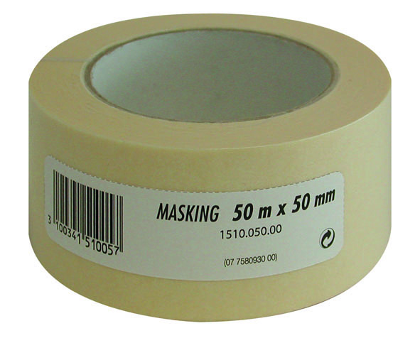 Papier cache lisse beige 50m x 50mm