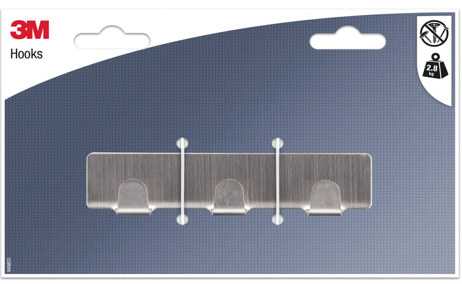 Barre 3 métal rectangulaire - 3M