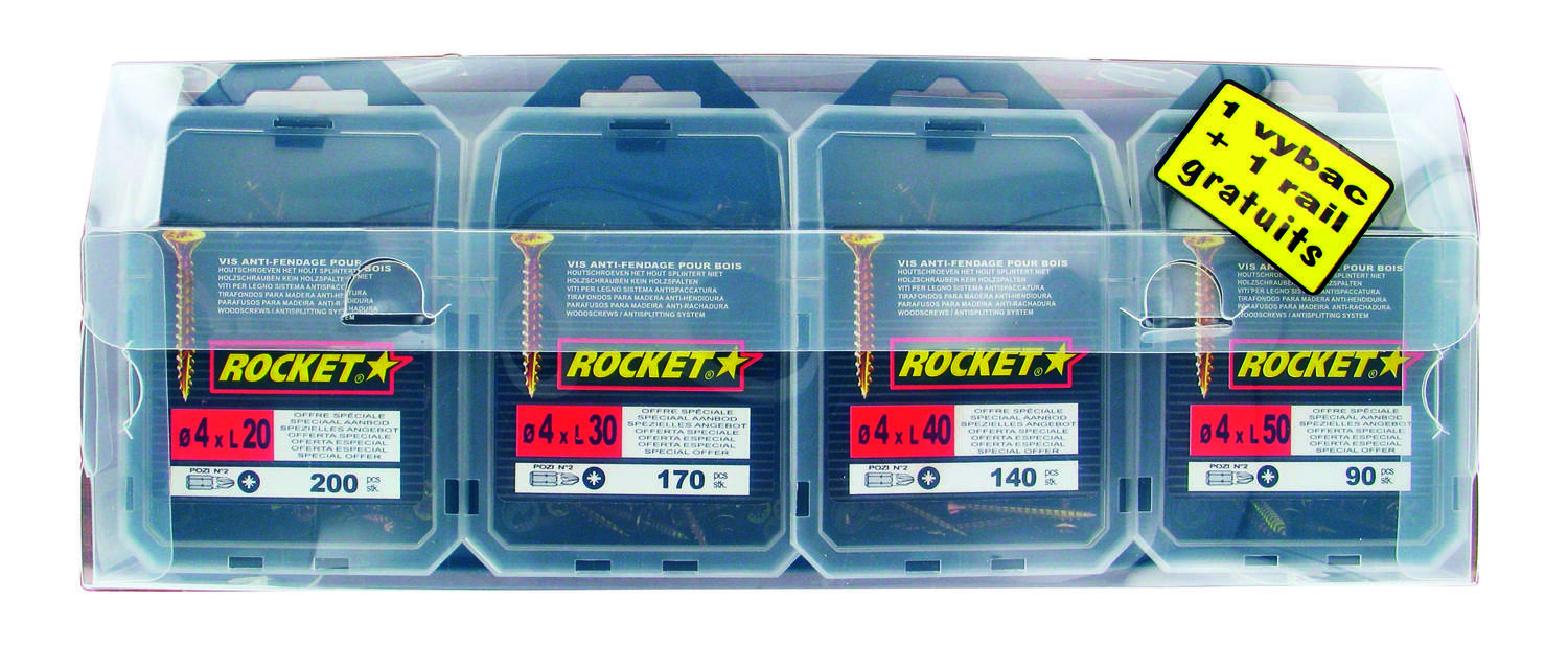 600 vis tête fraisée pozi - ROCKET