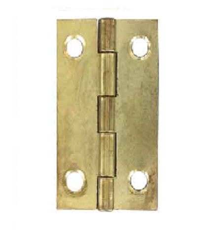 4 charnières de meuble 25x18 acier laitonné - VYNEX