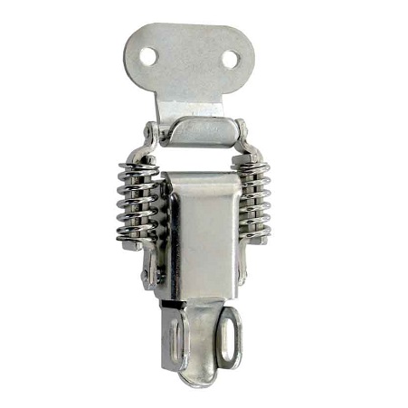 Fermoir à ressort avec porte cadenas 74x47mm - VYNEX