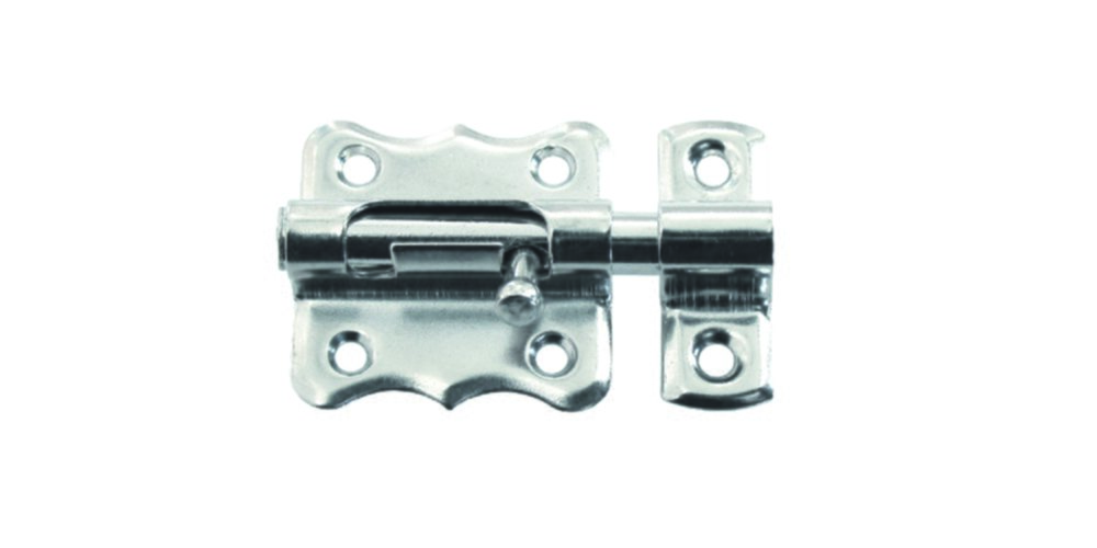 Targette pene rond acier nickelé 40mm