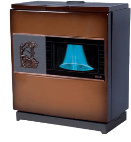 poêle à fioul palladium depart arriere - DEVILLE