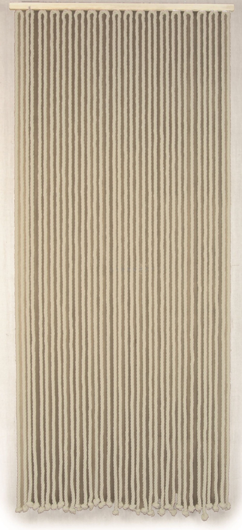 Rideau de porte en corde écru 90x200cm MOREL