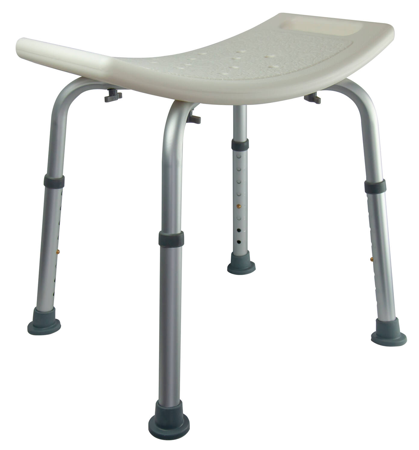 Tabouret de douche assise large 42x31x51cm