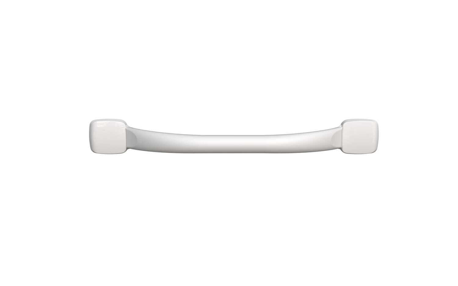 Barre Droite d'Appui Mana, Acier Blanc Brillant 42,50cm
