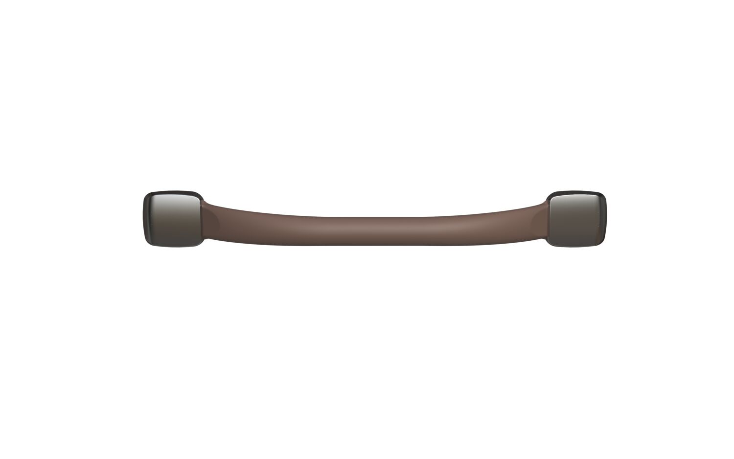 Barre Droite d'Appui Mana Acier Taupe 42,50cm