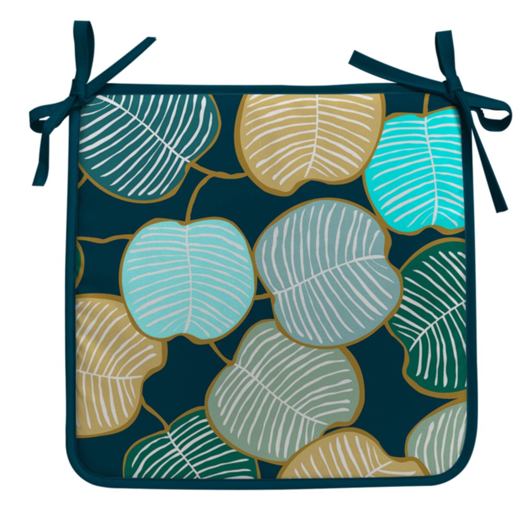 Galette de chaise ext. Elsa Bleu 39x39cm