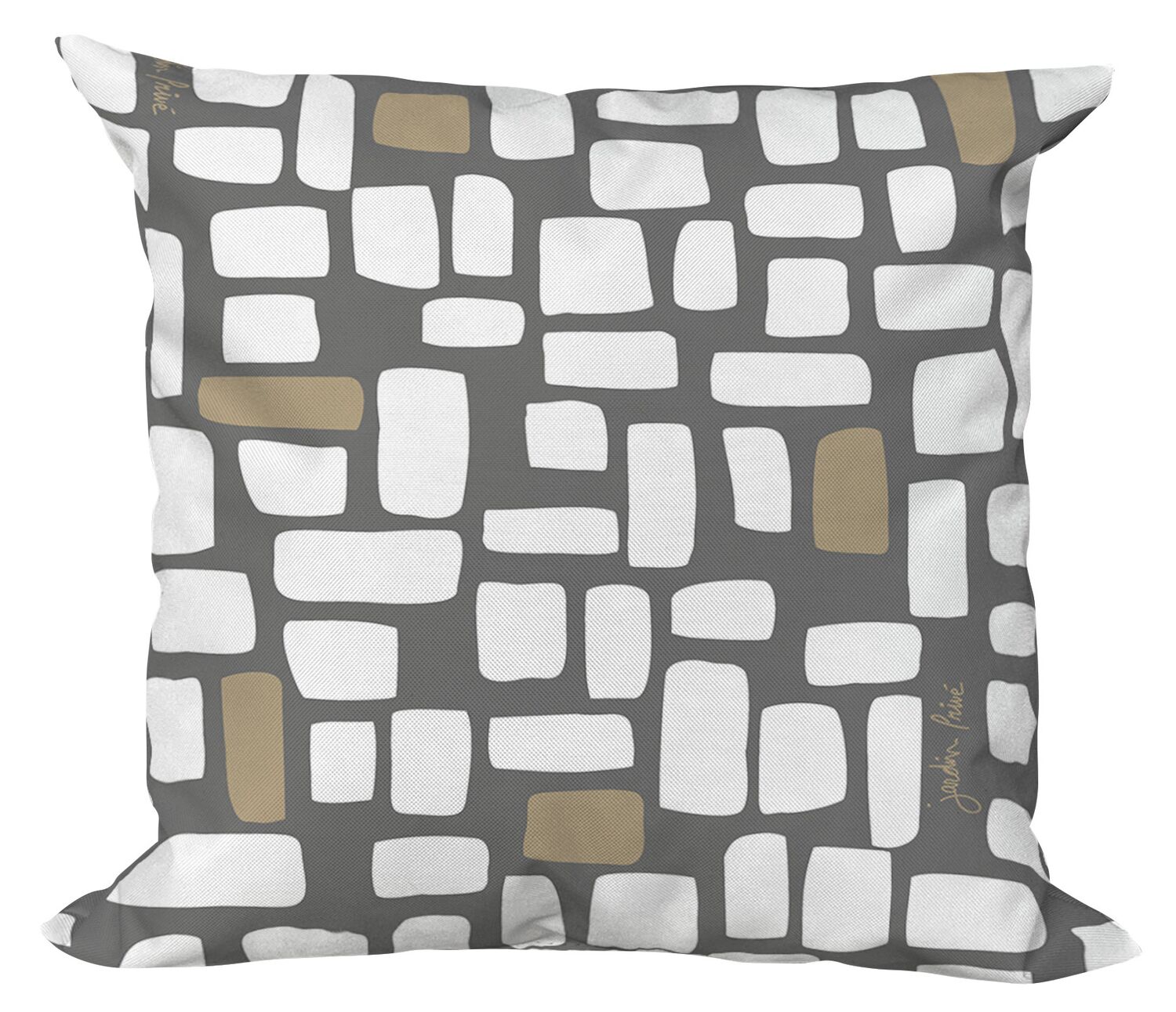 Coussin déco extérieur Block Pierre 40x40cm
