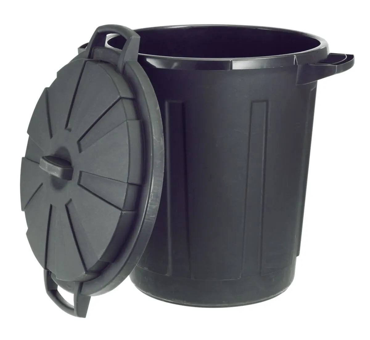 Poubelle immeuble Greenloop 80 L noir - MONDEX