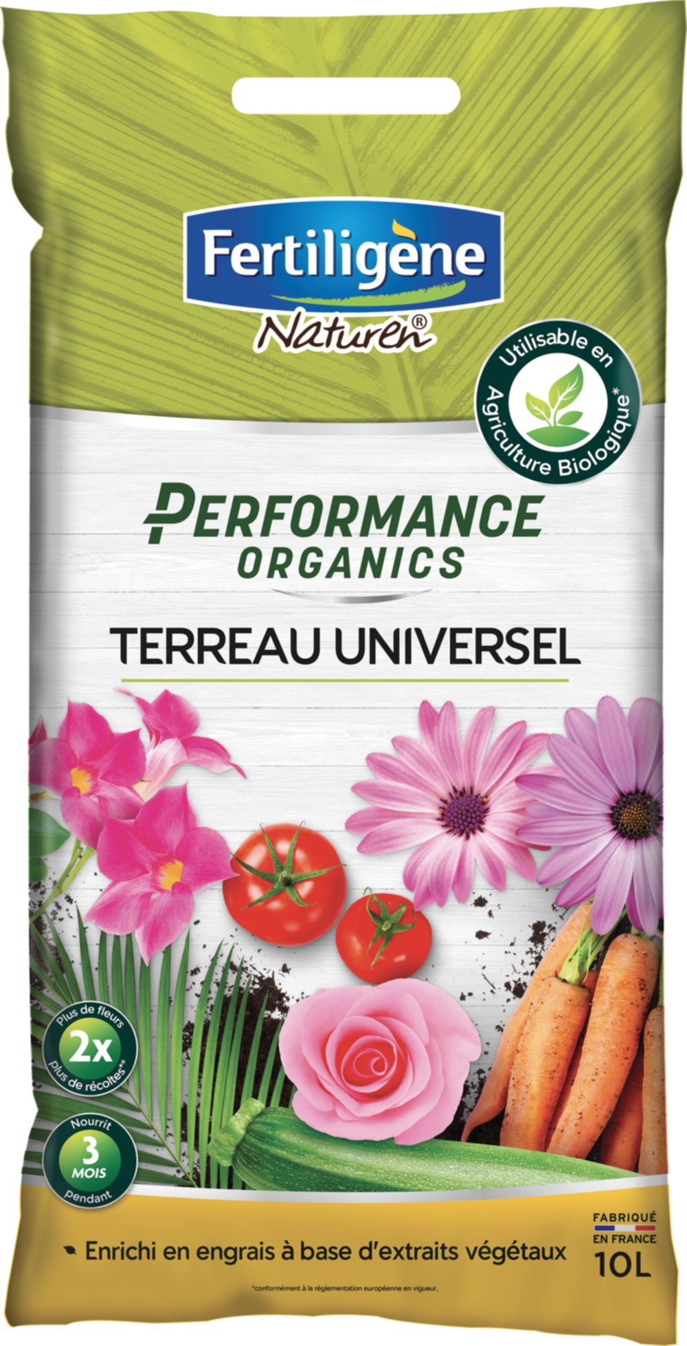 Performance organics Terreau universel uab 10L
