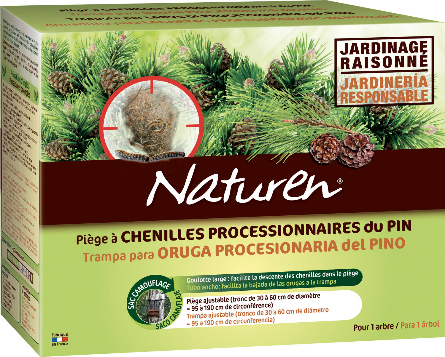 Piège a chenilles processionnaires du pin