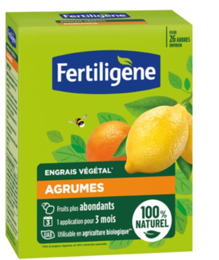 Engrais Végétal pour Agrumes UAB 650g - FERTILIGENE