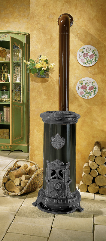poele à bois petit  anthracite - GODIN
