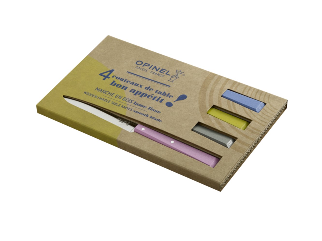 Boite 4 Couteaux table campagne