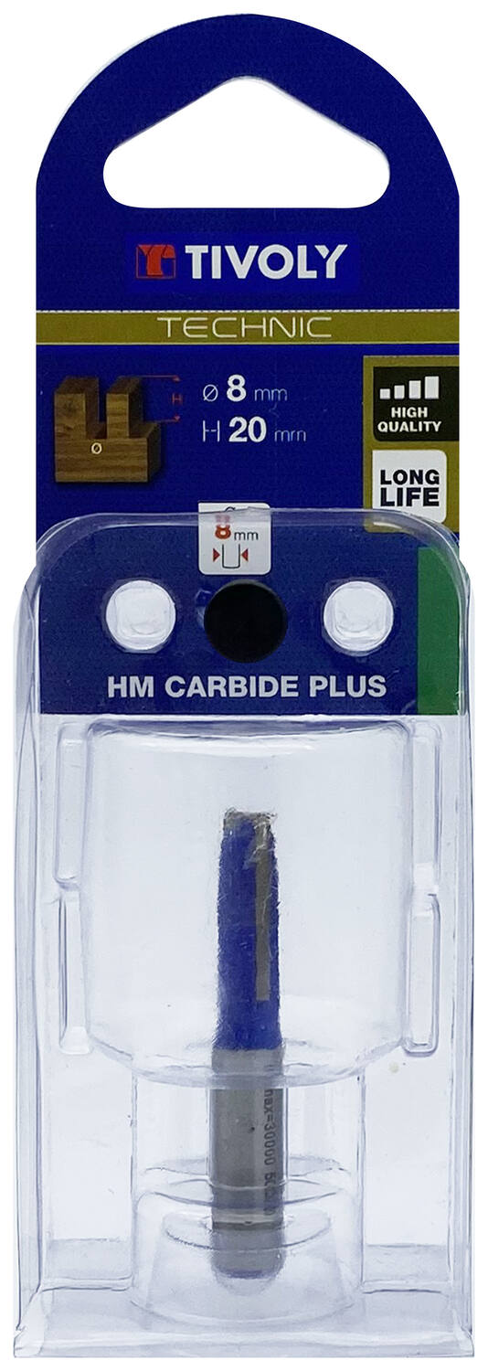 Fraise à rainurer Ø8 mm - TIVOLY