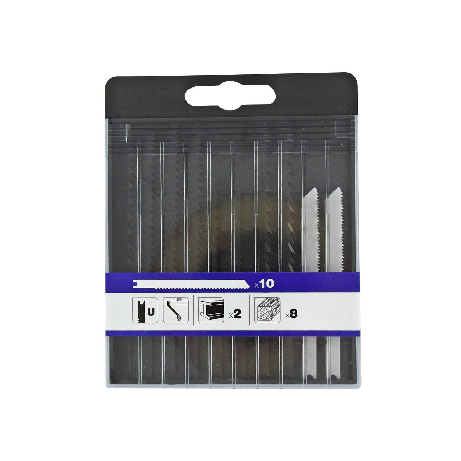 10 lames de scie sauteuse U pour bois/métaux non ferreux - TIVOLY