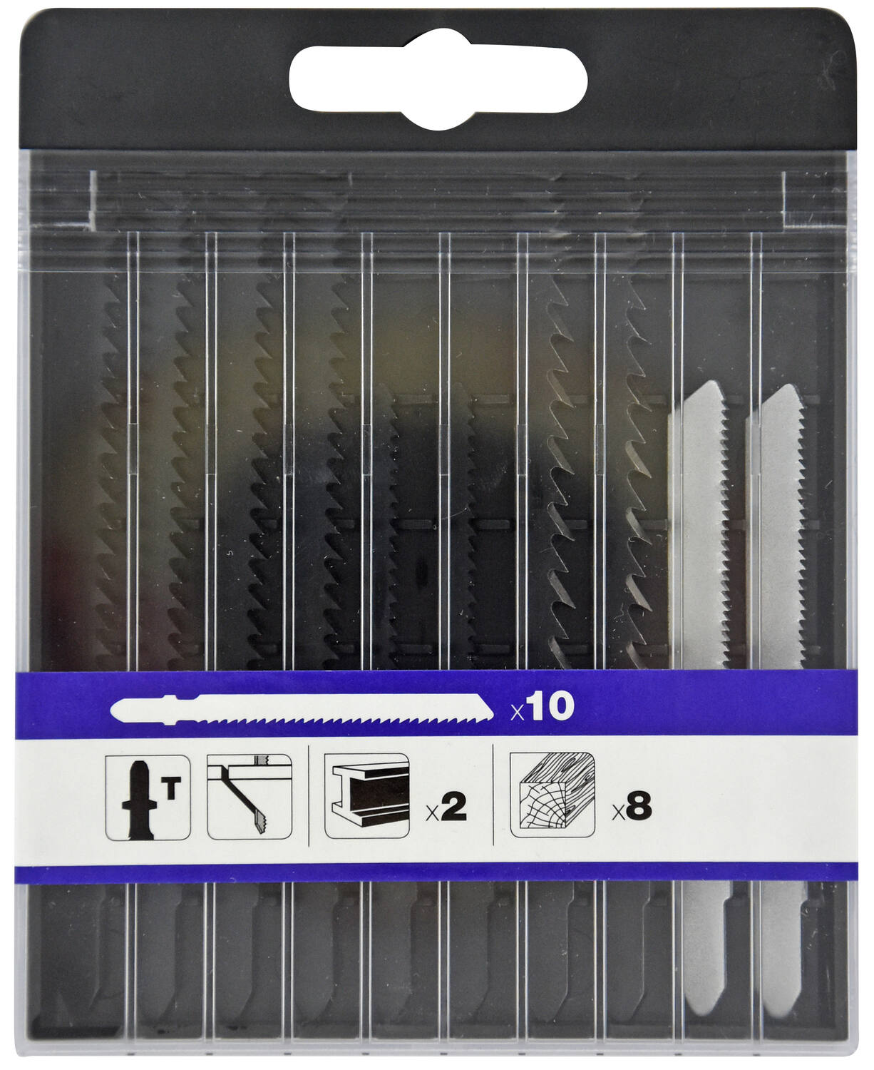 10 lames de scie sauteuse T pour bois/métaux non ferreux - TIVOLY