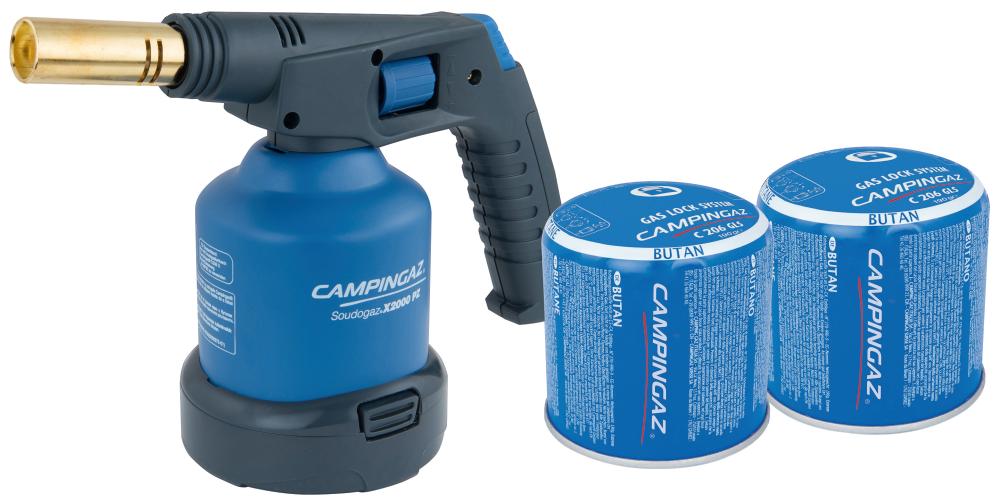 Lampe à souder Soudogaz X 2000 PZ CAMPINGAZ + 2 cartouches C206GLS