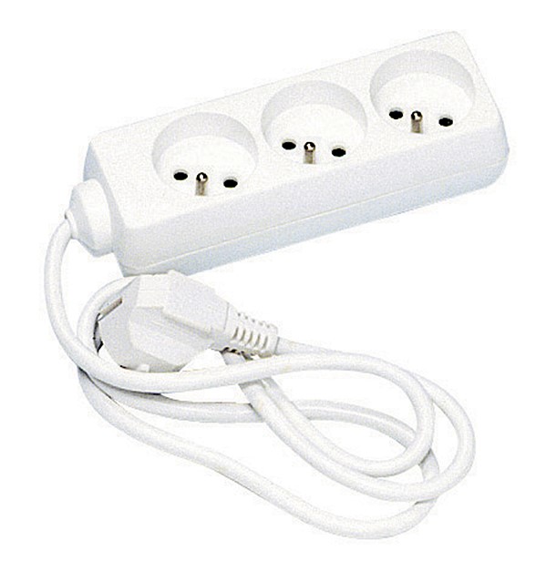 Multiprise 3 prises  2P+T cordon 1,5m - DEBFLEX