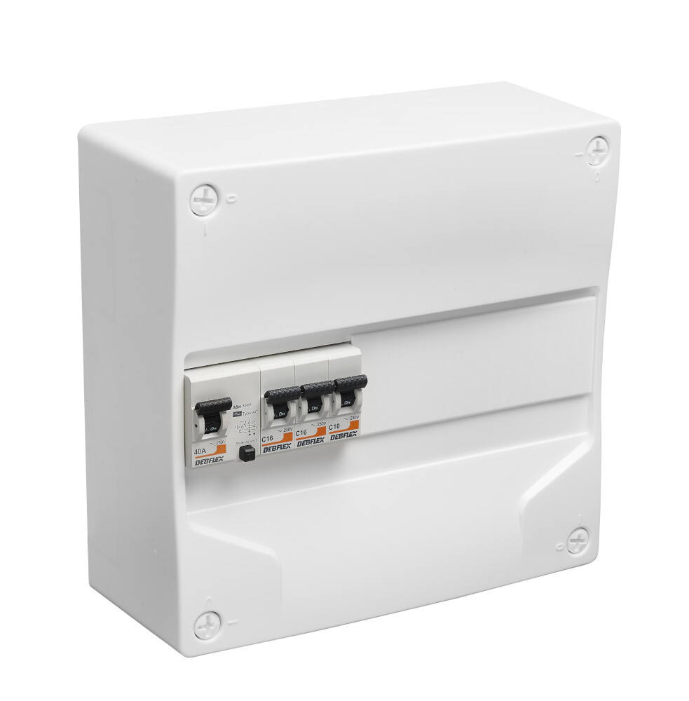 Coffret électrique pré équipé, 1 rangée de 13 modules