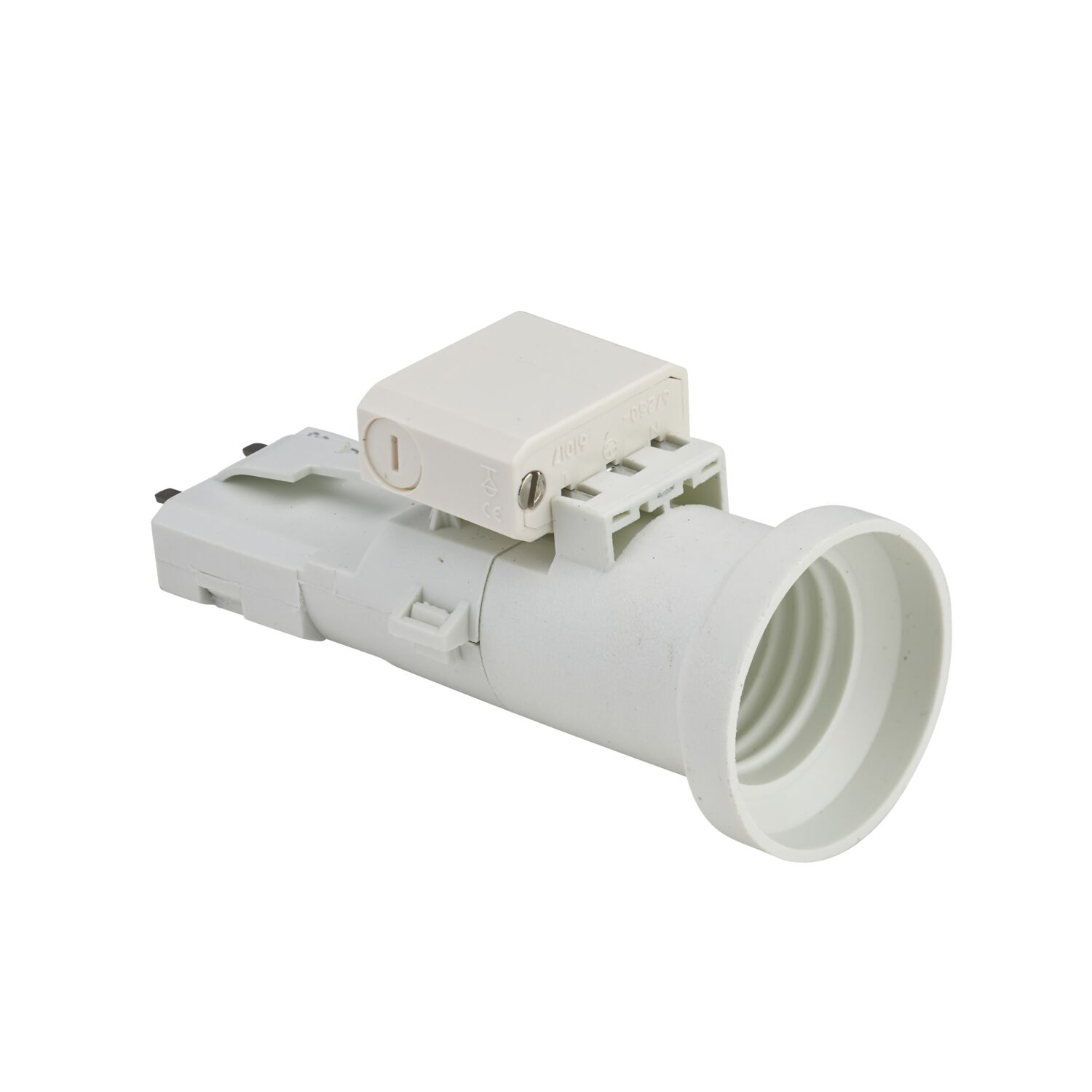 Douille DCL E27 + Fiche DCL 2 amp NF blanc - DEBFLEX