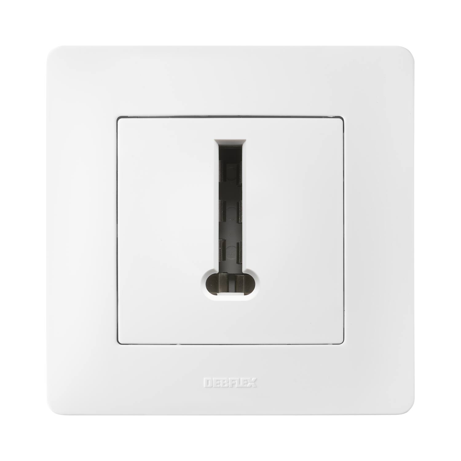 Prise téléphone Nora blanc - DEBFLEX