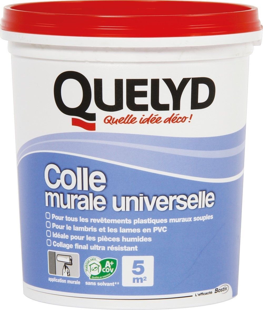 Colle pour revetement mural souple