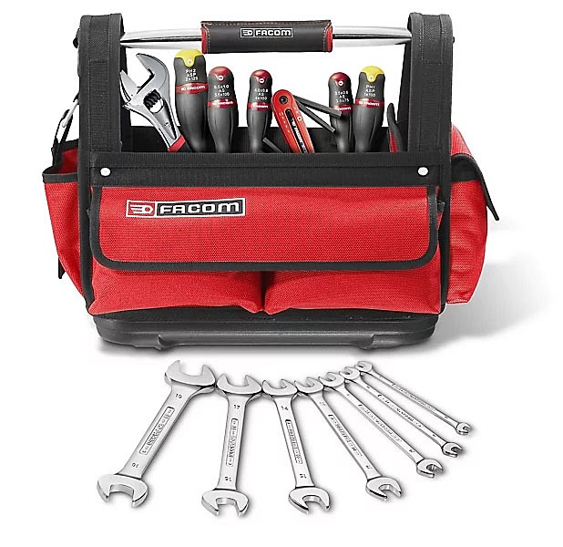 Boîte à outils textile Probag + 22 outils - FACOM