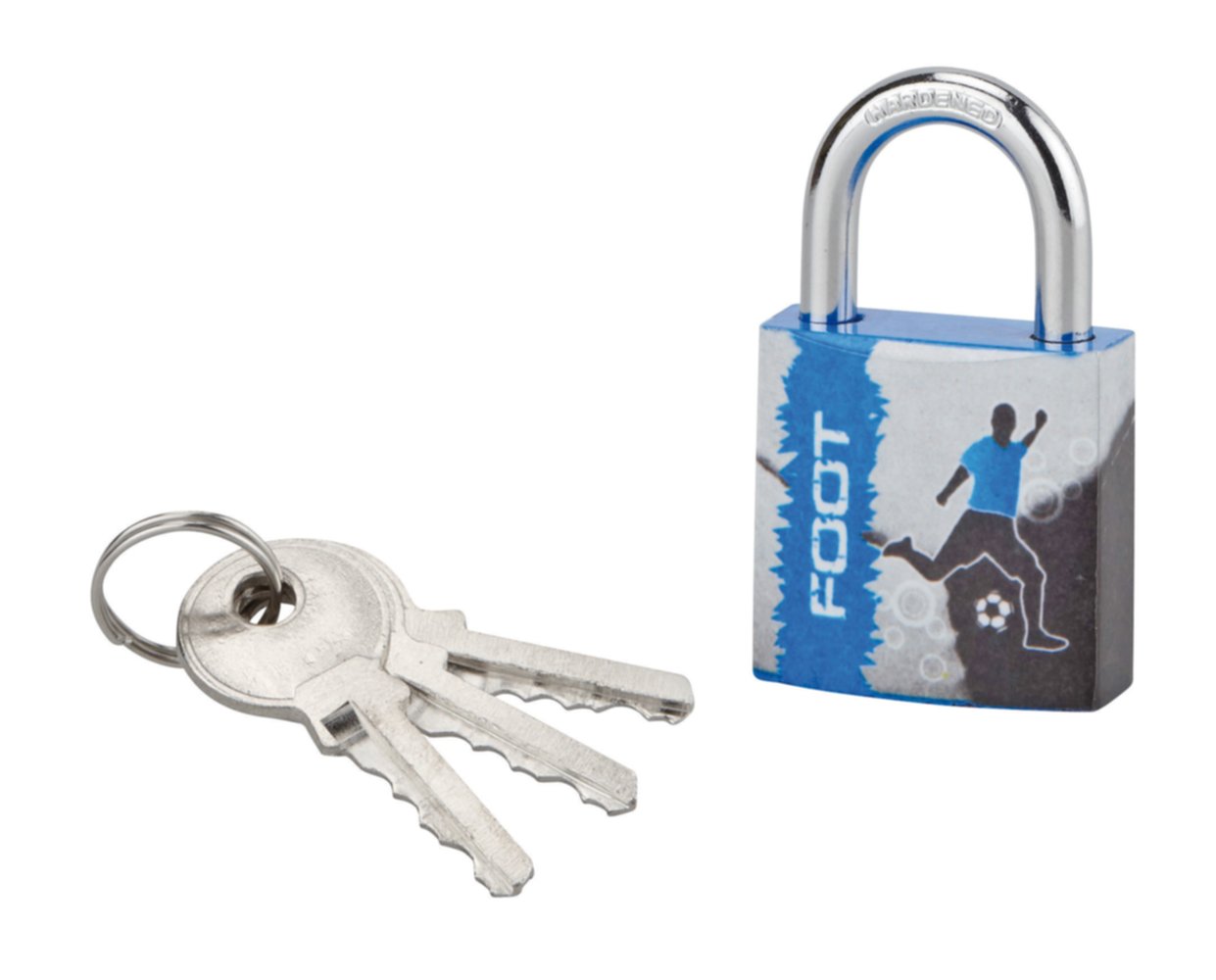 Cadenas + 3 Clés Line Sport Foot 30mm - THIRARD