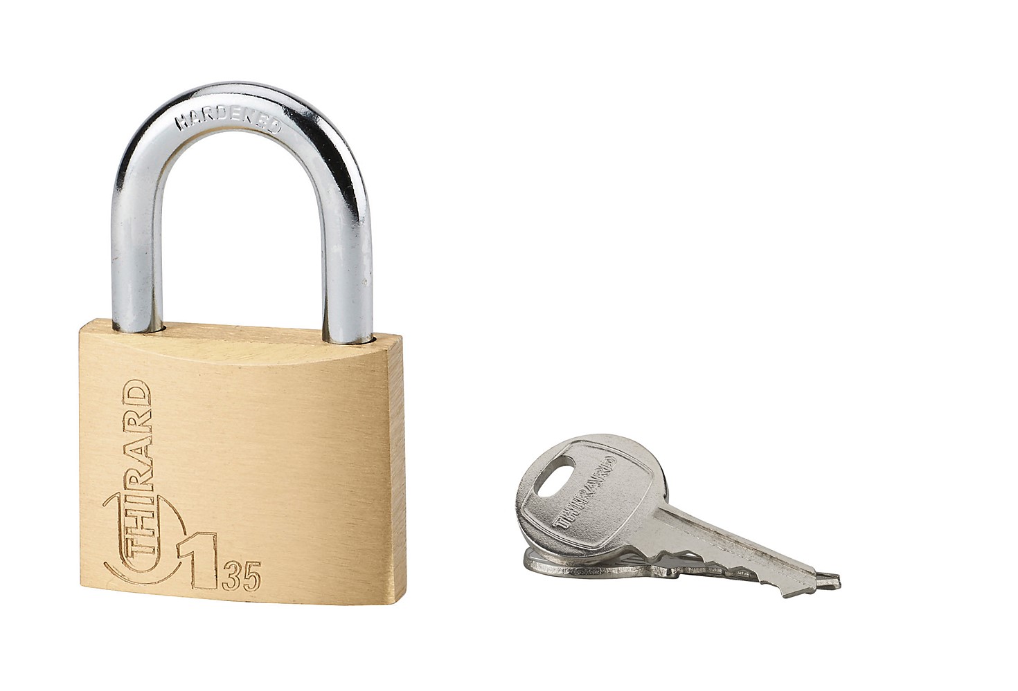 Cadenas type 1 35 anse acier 2 clés