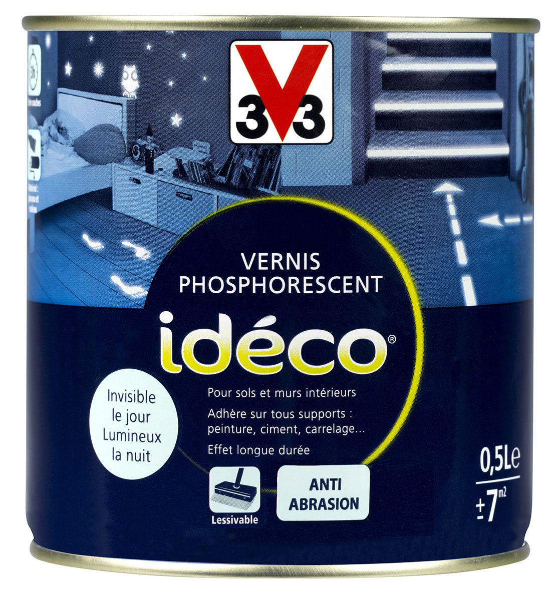 Vernis phosphorescent Idéco 0,5 L - V33