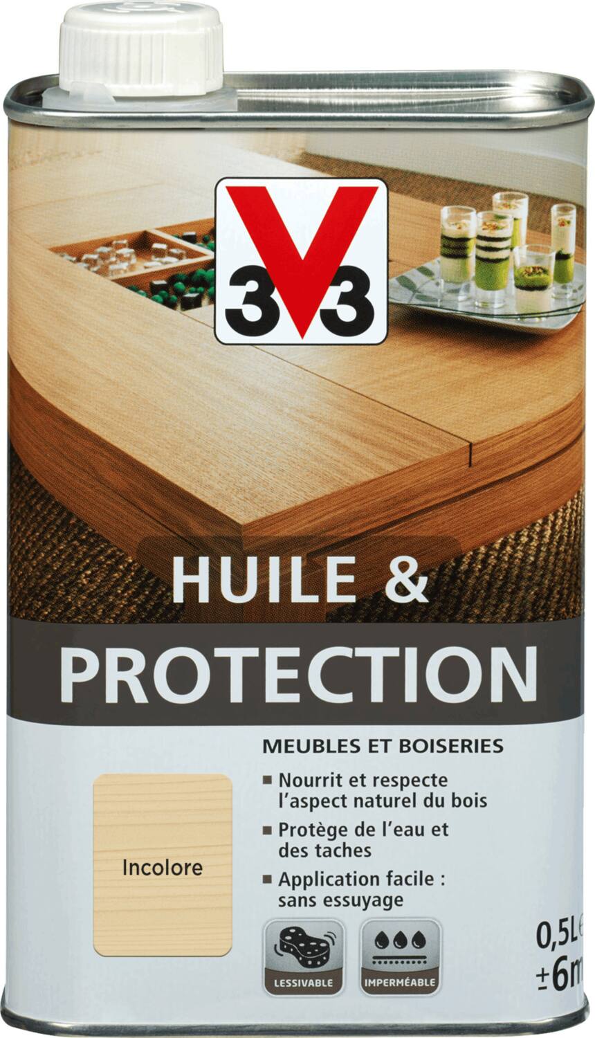Huile & protection incolore 0,5 L - V33