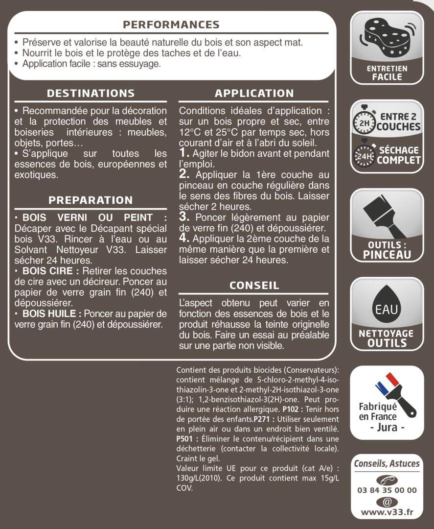 Huile & protection argent 0,5 L - V33