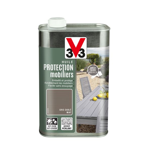 Huile protection mobi gris sable 1l