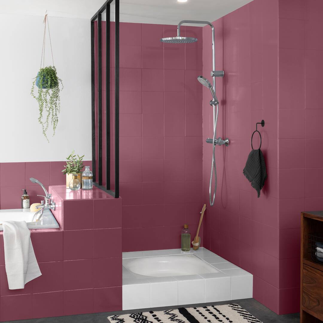 Testeur rénovation salle de bain prune satin 75ml - V33