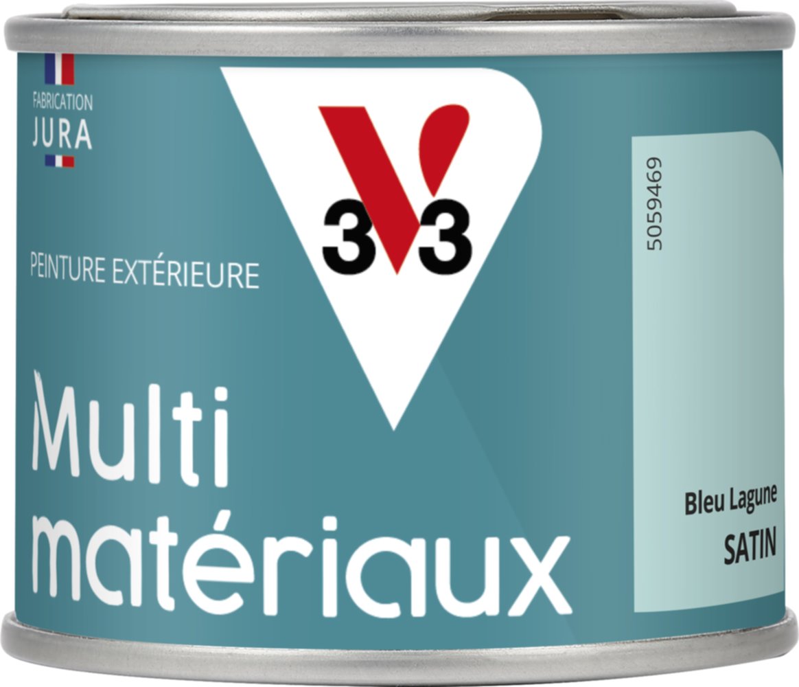Peinture satin bleu lag 0l125