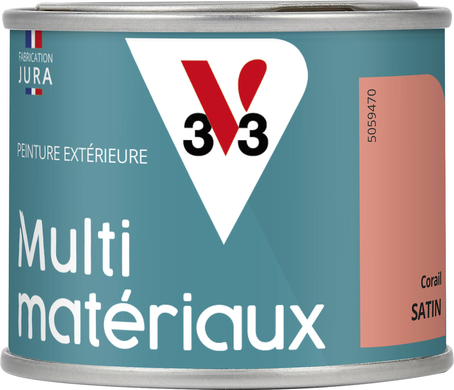 Peinture satin corail 0l125